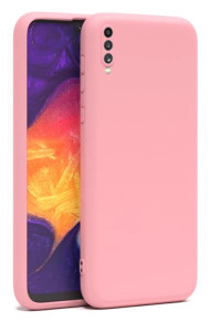 Луксозен силиконов гръб ТПУ ултра тънък МАТ PREMIUM CASE за Samsung Galaxy A50 A505F / Samsung Galaxy A30s A307F розов 